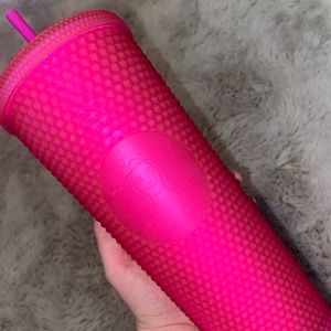 Pink Studded Starbucks Cup